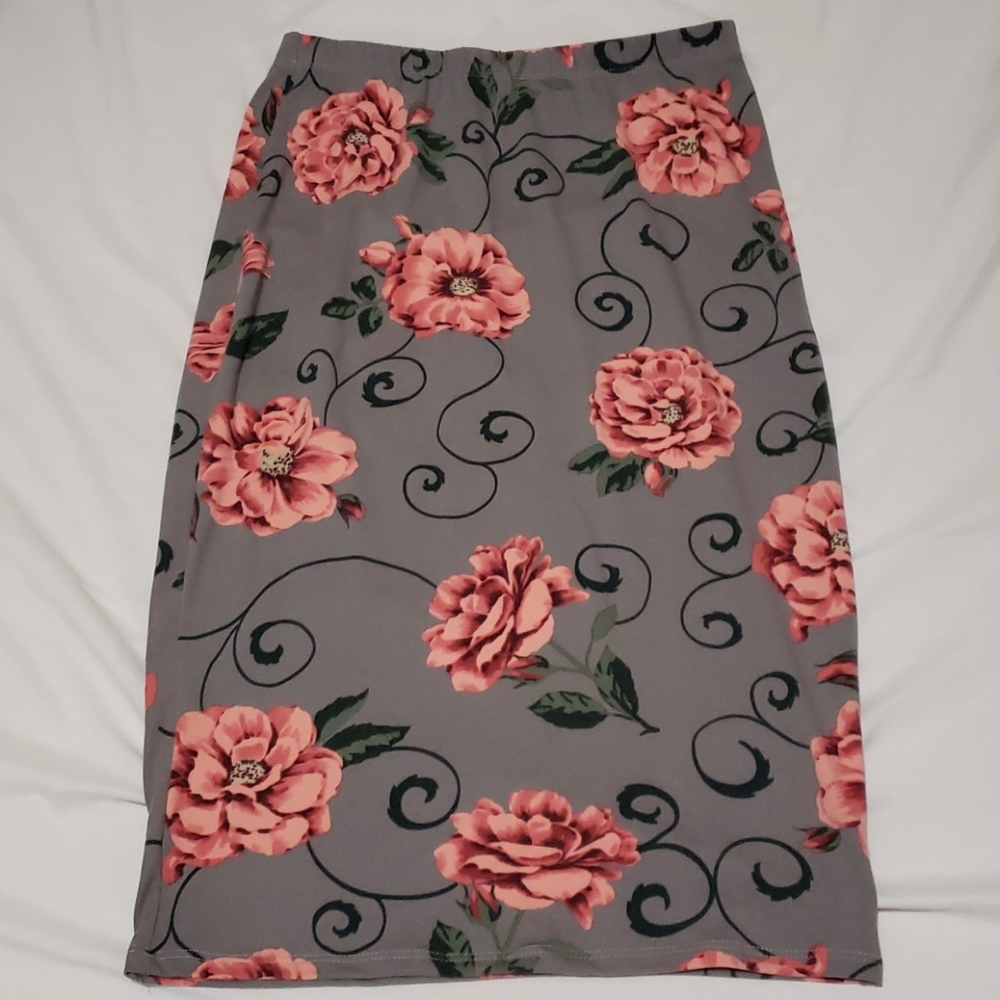 Zulily floral pencil skirt